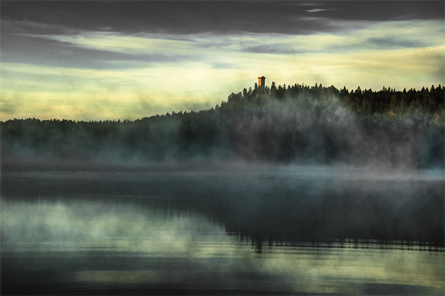 Early morning lake