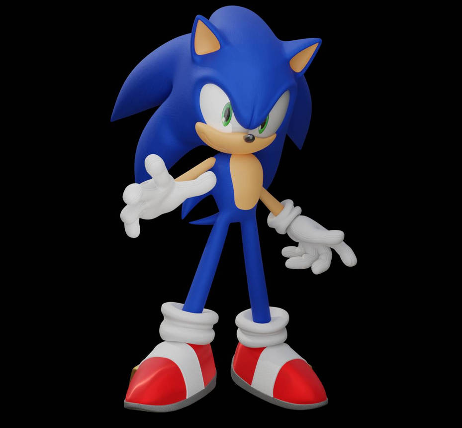Wreck it Ralph sonic pose by orangedsonic on DeviantArt