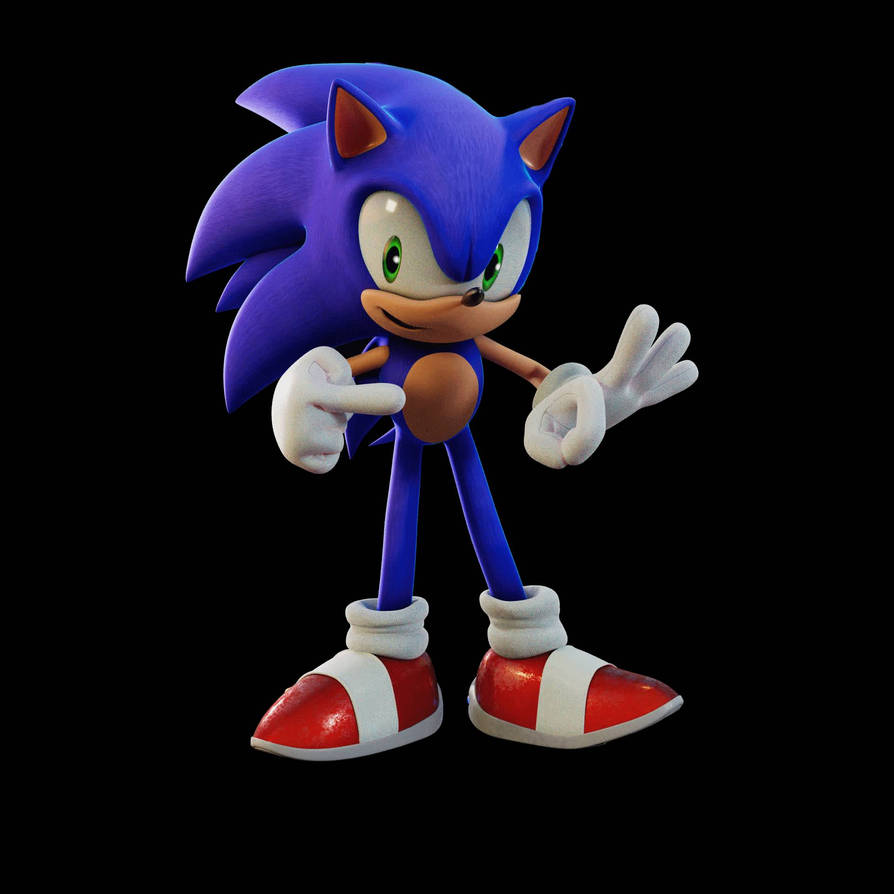 Sonic 5 Rigs Sonic pose (rig by cyb128) by orangedsonic on DeviantArt
