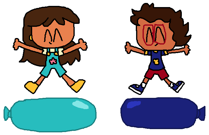 Rosie and Javi Balloon Bouncing by RedPandaGirl2K5 on DeviantArt