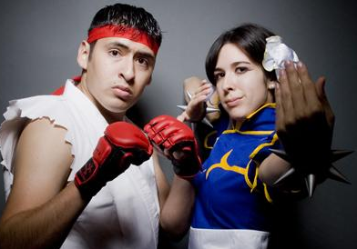 Chun Li and Ryu Cosplay