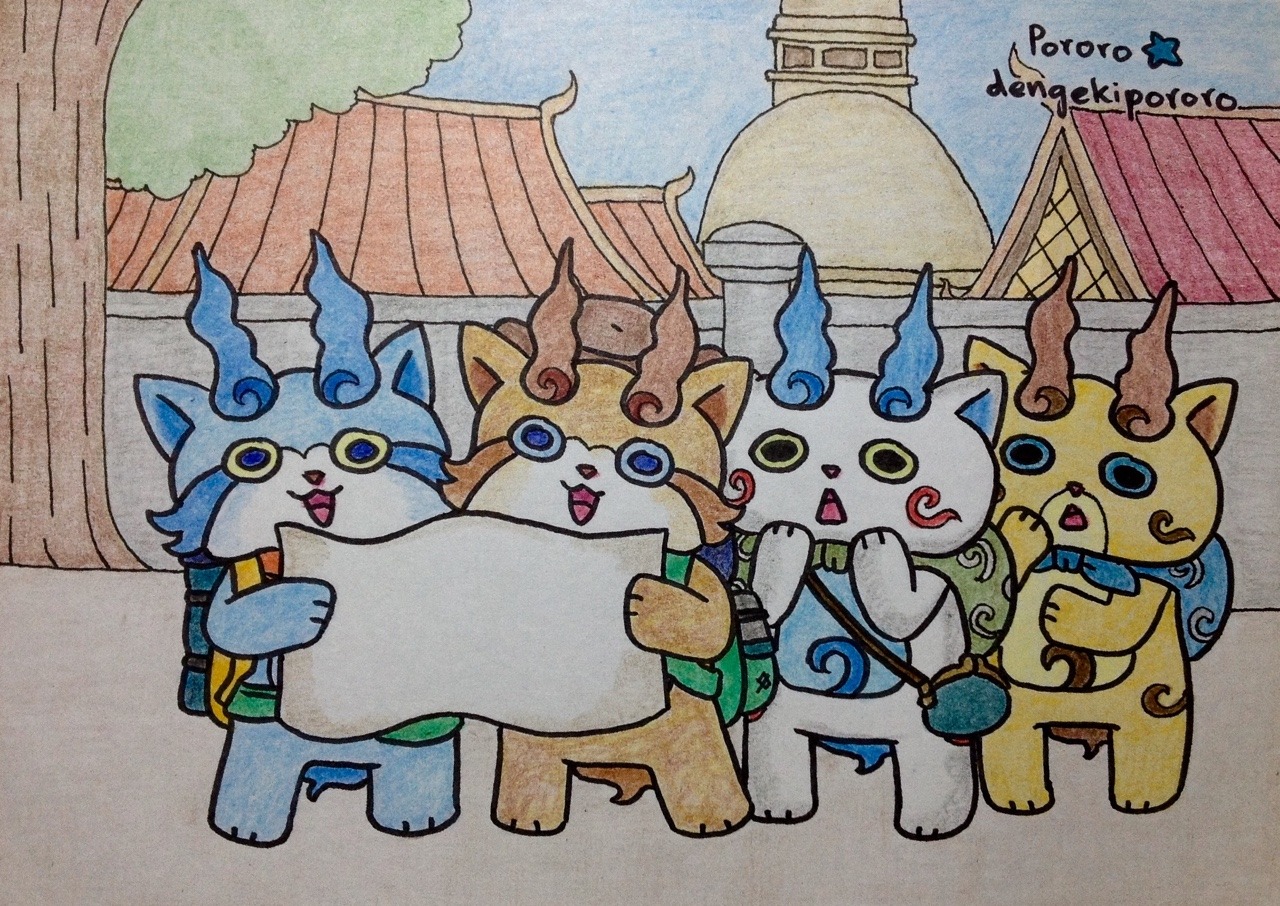 Koma brothers travel in thailand by dengekipororo on DeviantArt