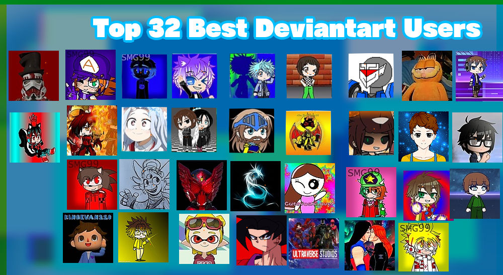 Upload777 My Top 31 Best Deviantart users by AxoJr052 on DeviantArt
