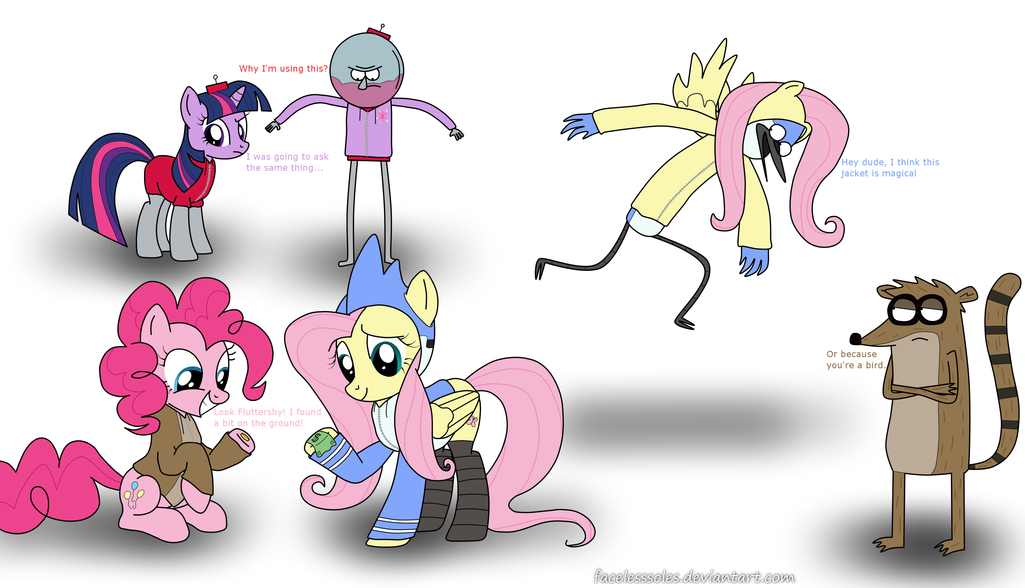 Regular Show Mlp Deviantart MLP and Regular Show by FacelessSoles on DeviantArt