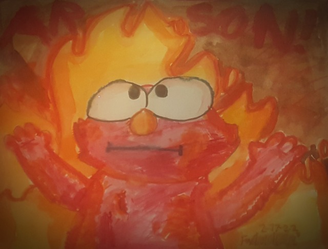 Elmo Infermo ELMO'S INFERNO by KitsuneArtist6543 on DeviantArt