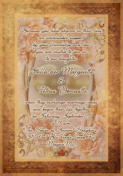 marriage invitation at Magna