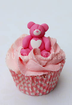 Pink Bear Cupcake 1
