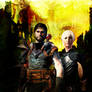 Hawke and Fenris Textured Wall