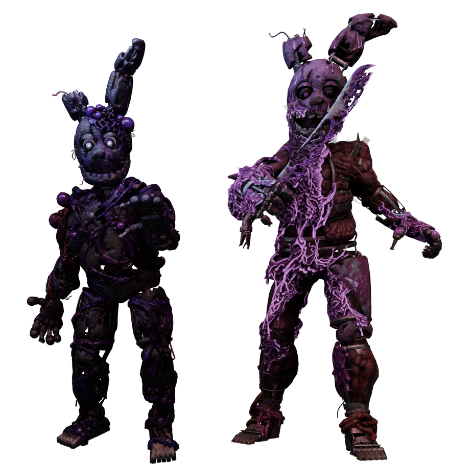 DBDXFNaF plus AR Toxic Springtrap full body by Datawave69 on DeviantArt