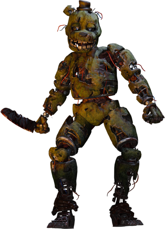 Spring Fredtrap Spring Freddy/Fredtrap full body DBDxFNaF edition by Datawave69 on ...