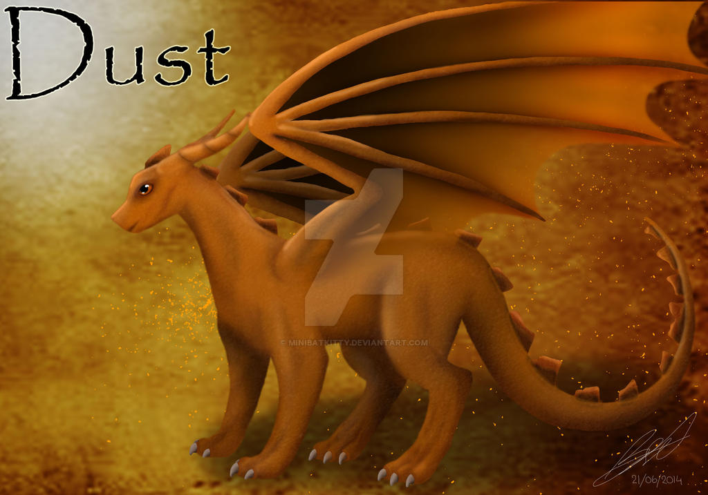 Dust Dragon by MiniBatKitty on DeviantArt