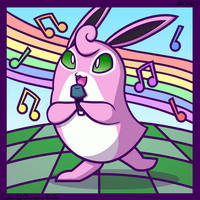 Pokedex Challenge #040 Wigglytuff (Shiny)