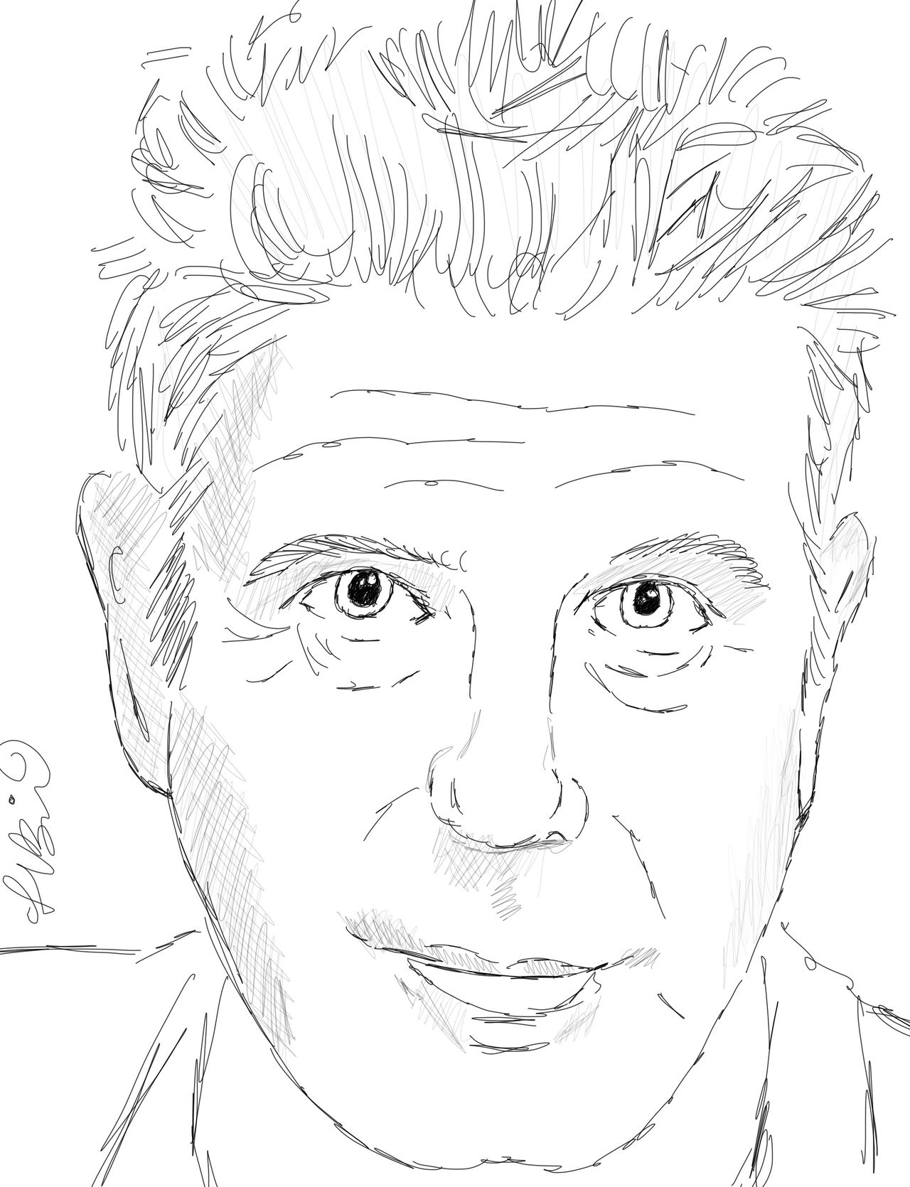 Anthony Bourdain by LVBArt on DeviantArt