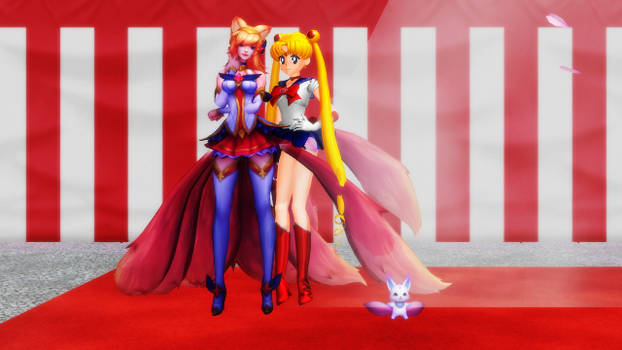 Star Guardian Ahri and Sailor Moon