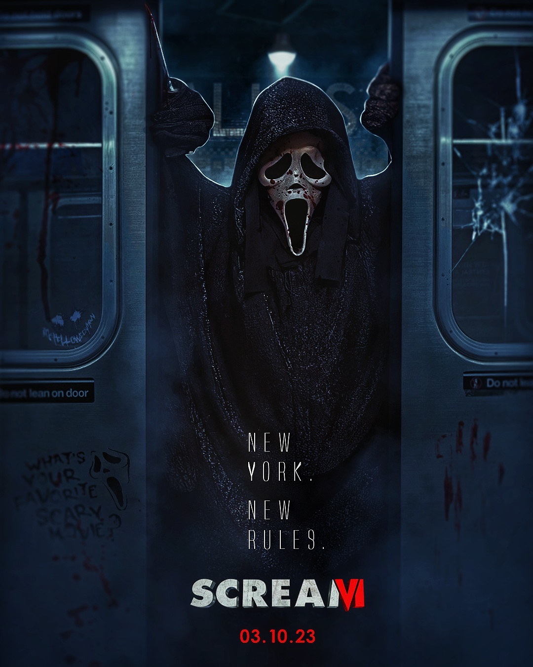 Ghostface Takes New York in Scream 6's Chilling Poster