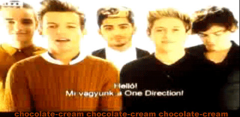 One Direction on RTL Club (hungarian subtitle) GIF by ChocolateCream ...