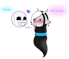 Undertale - Chibi Sans and Loona