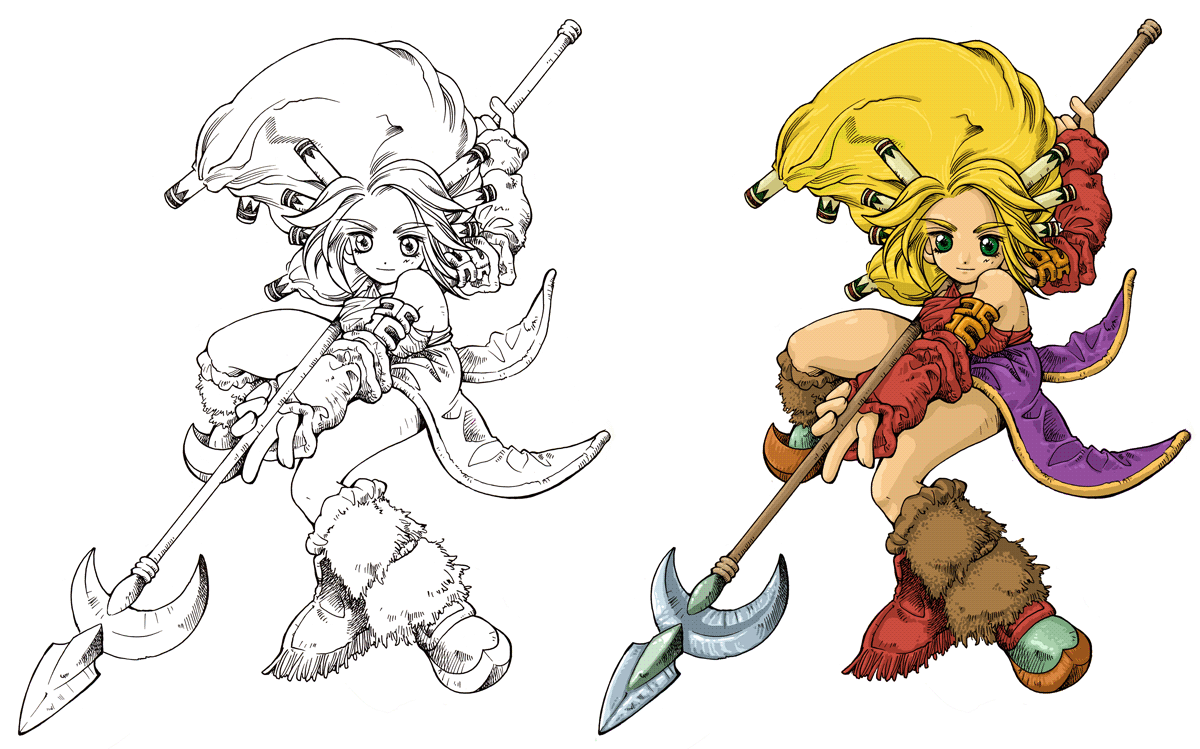 Legend Of Mana Girl By Akilab On Deviantart Legend Of Mana Girl By Akilab On Deviantart