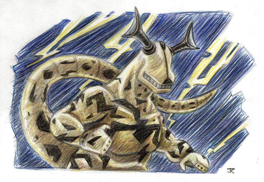 Eleking Colouring In Eleking by DJNebulous on DeviantArt