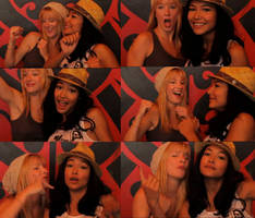 Naya and Heather being Cool