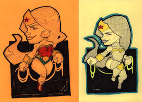 Wonder Woman Double Doodle