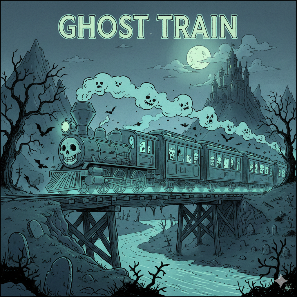 Mlp Haunted Train The Ghost Train! by MarioKartWiiFan2007 on DeviantArt