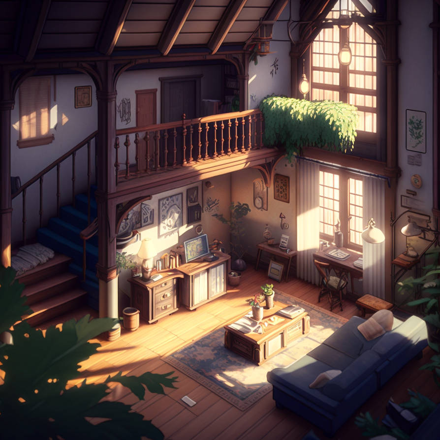 Cozy Cottage Interior by SubtleRealityShift on DeviantArt