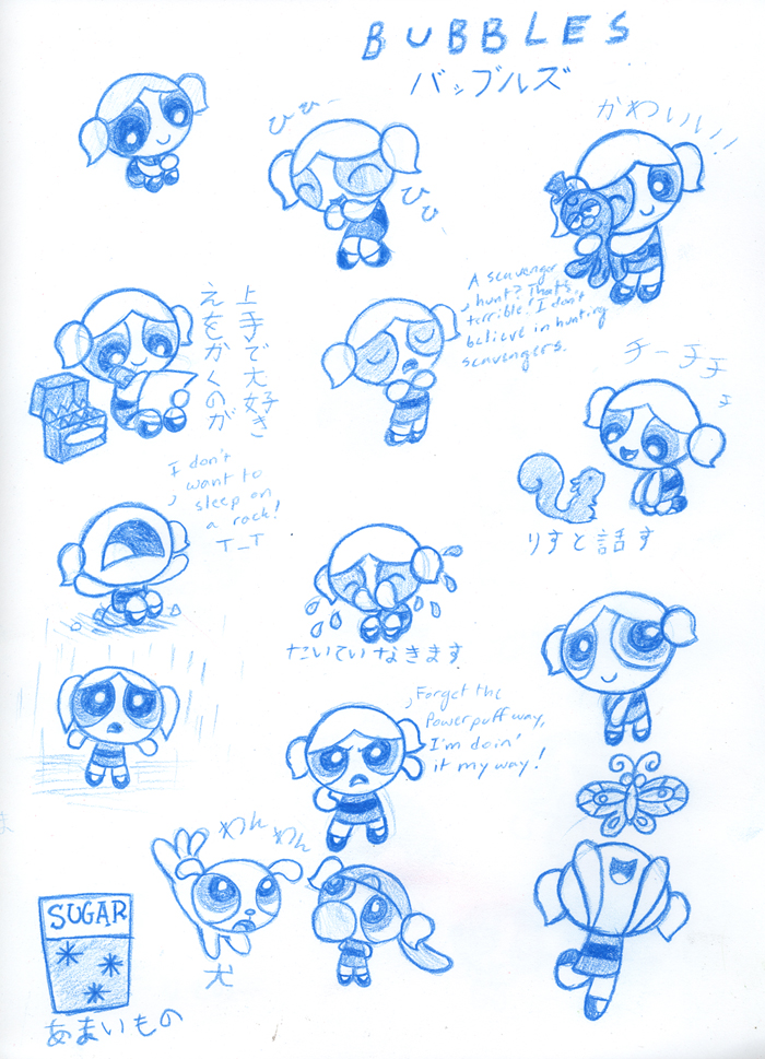 Bubbles Sketches