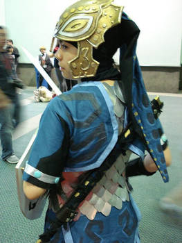 Zora Armor Link cosplay 2