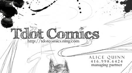 TDot Comics Business Card