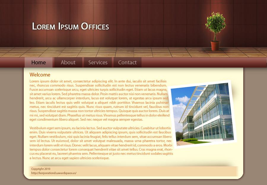 Office Building's website