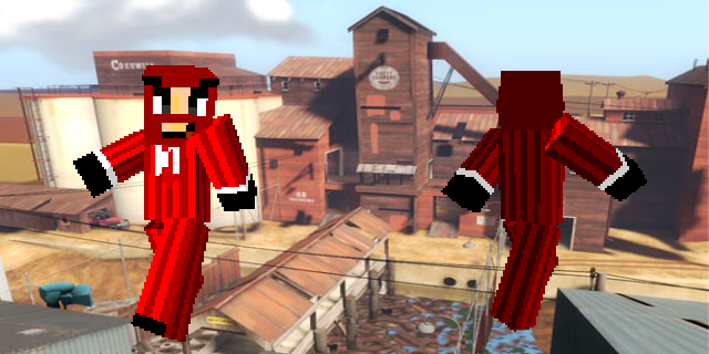 TF2 Minecraft Spy skin