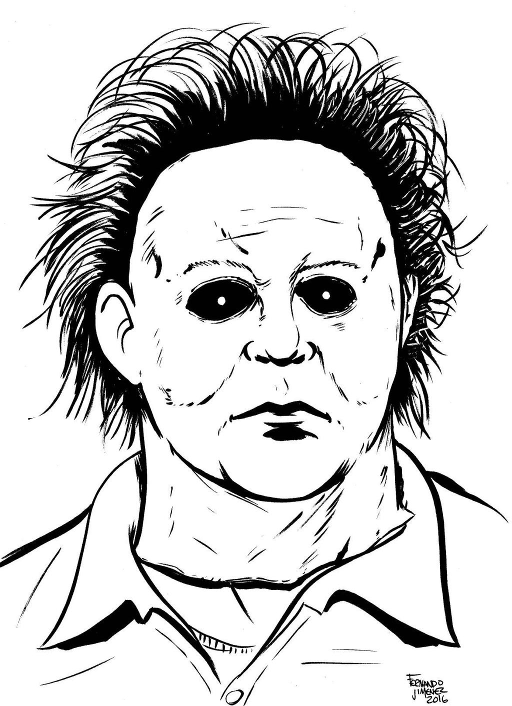 Michael Myers Coloring Pages Printable