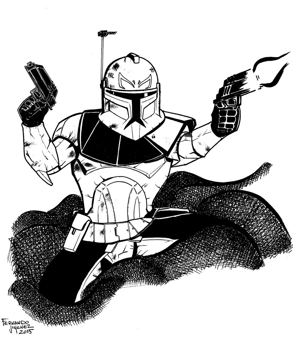 Commander Rex Drawing clone commander REX sketch by jay3502 on DeviantArt