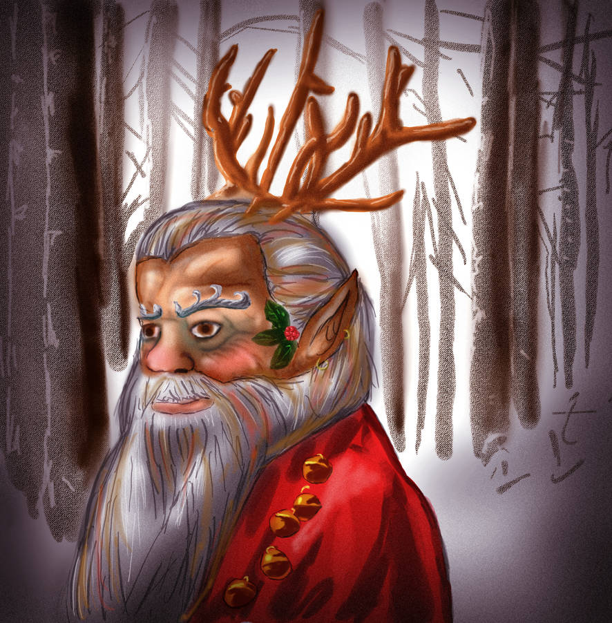 Pagan Father Christmas by kidkunjer on DeviantArt