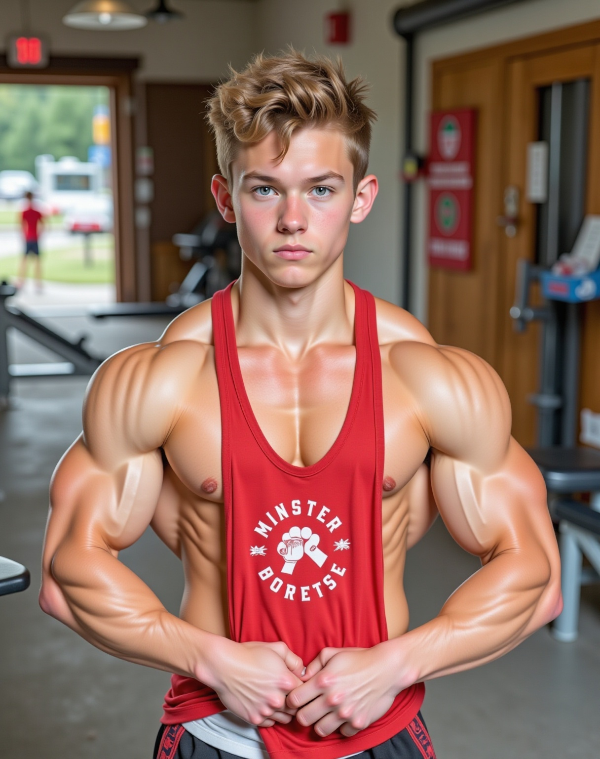 Kyle Ruggery Body Kyle at the gym by deanhuge on DeviantArt
