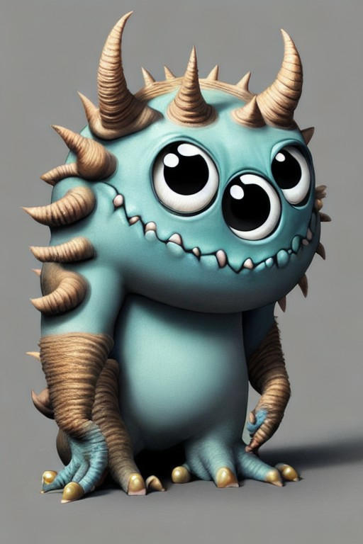 Tiitty Monster 5 ( Tiny Monster Collection ) by LeafHopz on DeviantArt