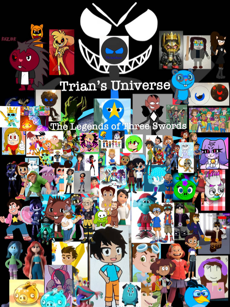 Three Trian Trian Universe The Legends of Three Swords by TheBlueHandsomeGuy on ...