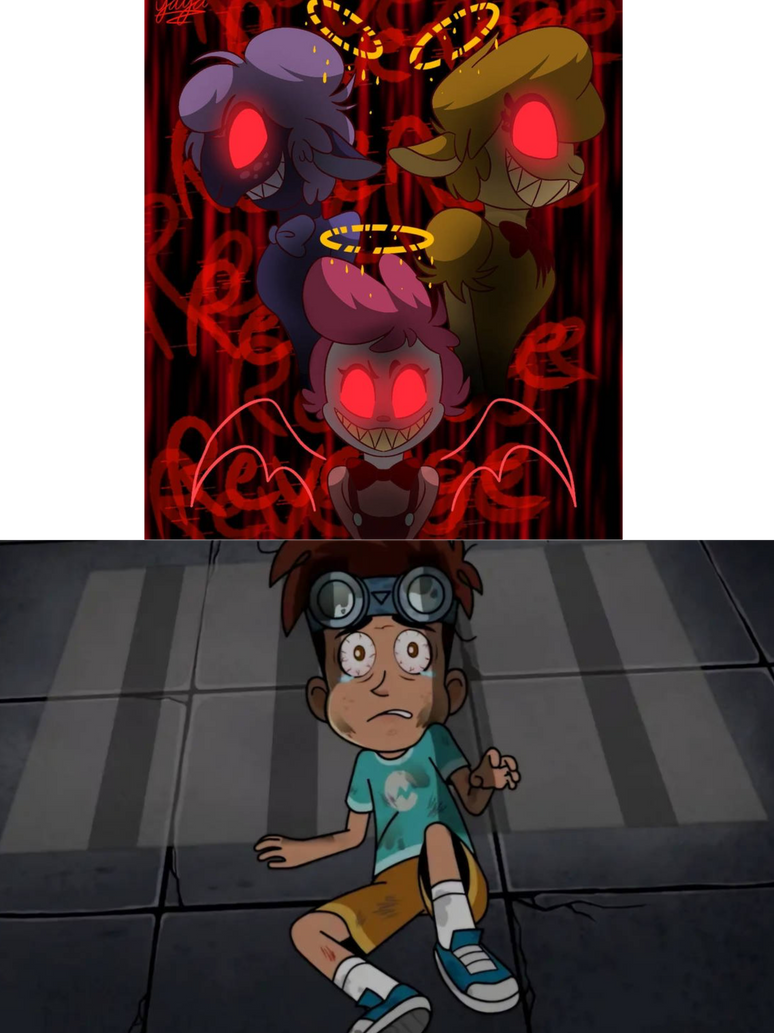 Nicky Roth scares over Evil Cherubs by TheBlueHandsomeGuy on DeviantArt