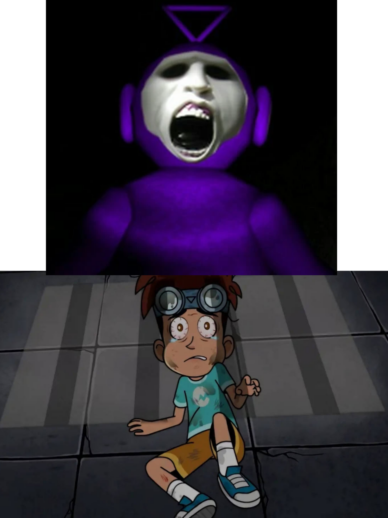 Nicky Roth scares over Slendytubbies Tinky Winky by TheBlueHandsomeGuy ...