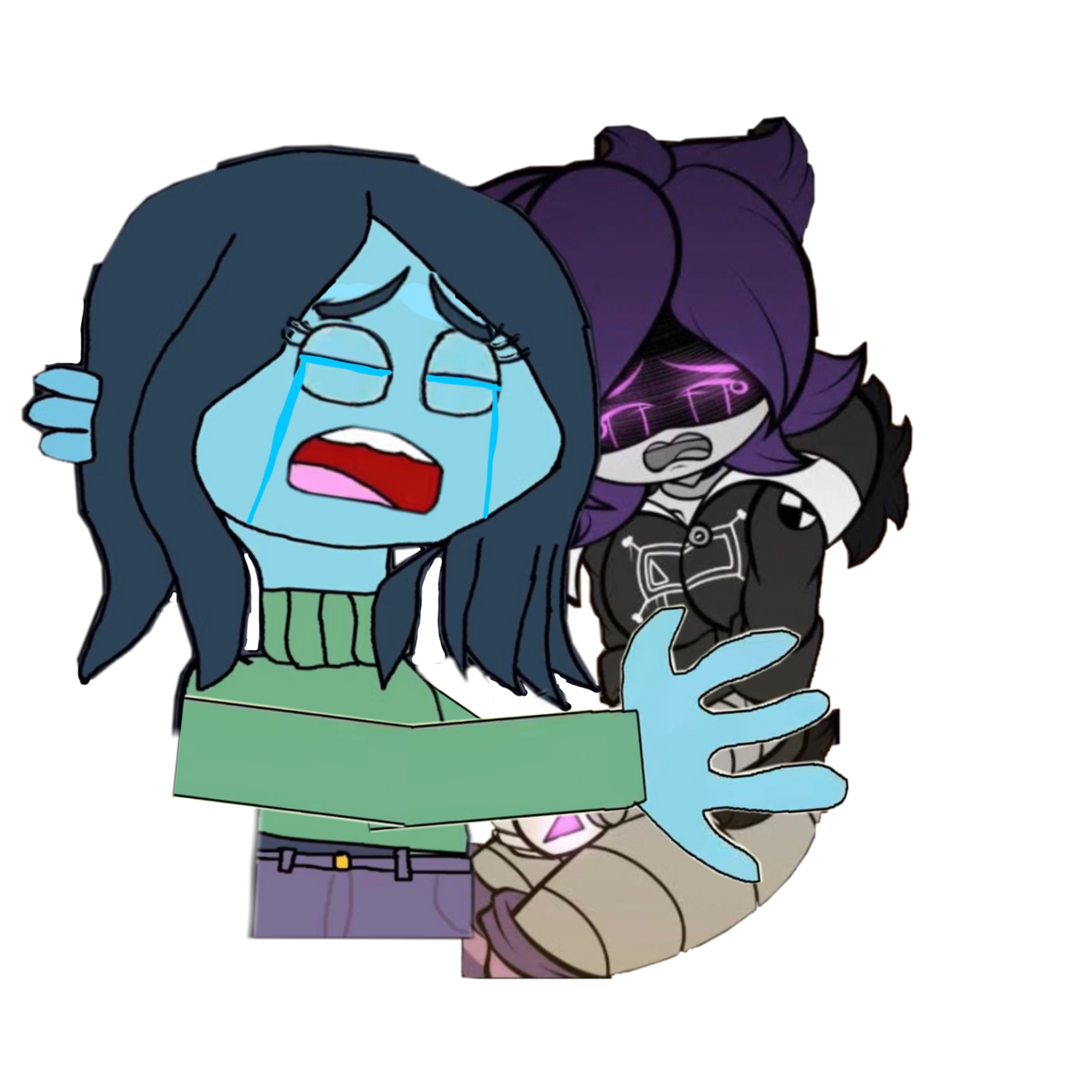 Cry Ruby Ruby Gillman and Uzi Doorman crying by TheBlueHandsomeGuy on DeviantArt