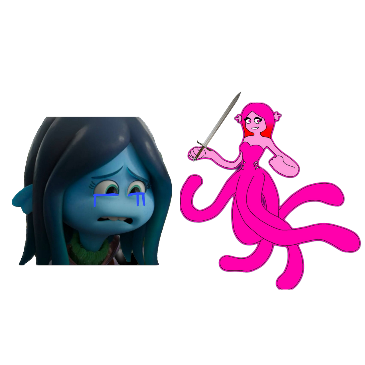 Connor save Ruby Gillman for Nova Coral by TheBlueHandsomeGuy on DeviantArt