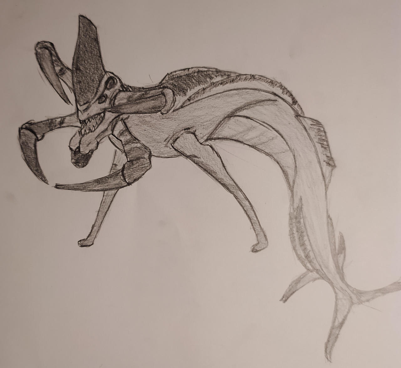 reaper leviathan pencil draw by thenoodleperson on DeviantArt