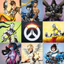 Overwatch 8/8 Collage