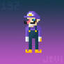 Random Pixel Art 192 | Waluigi