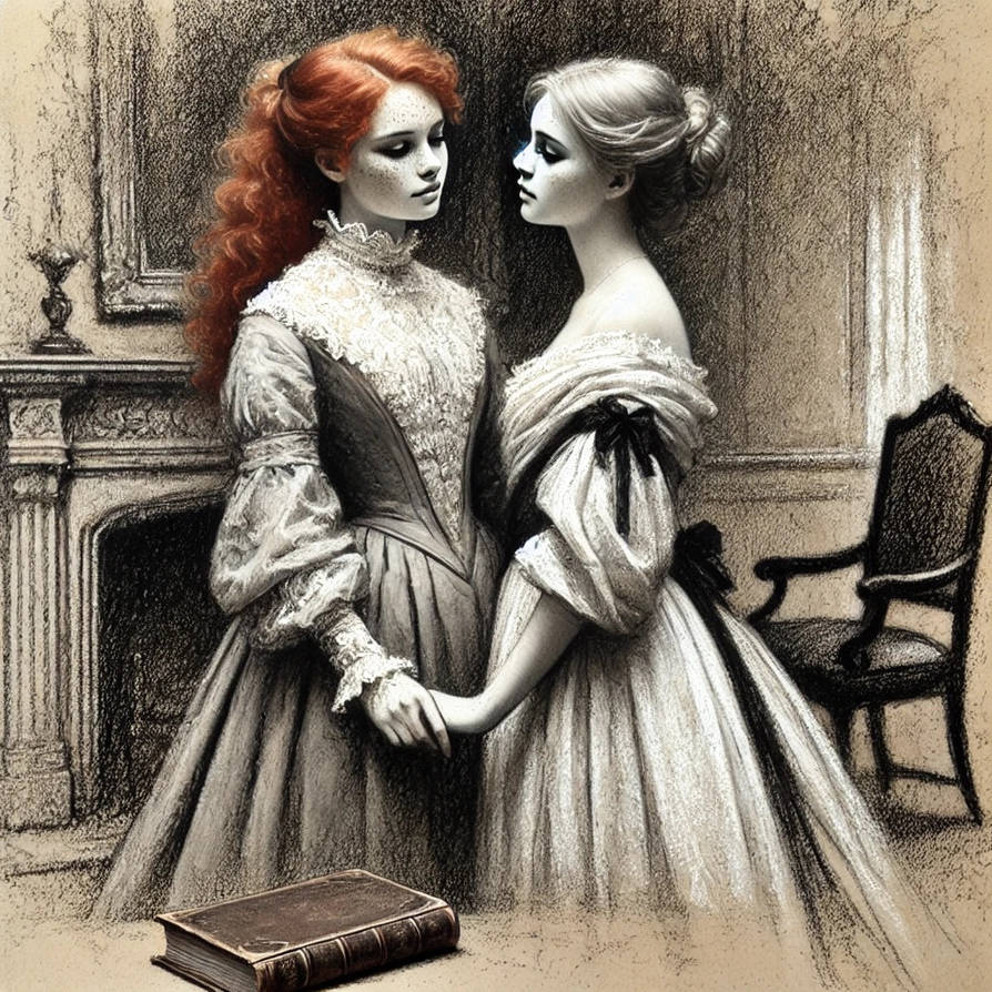 Reading of Christabel and Geraldine... by GV1292 on DeviantArt
