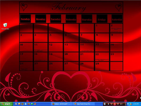 Feb. 2008 Calendar