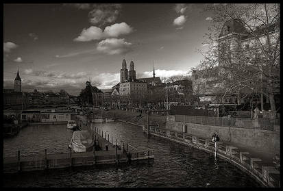 Zuerich HDR III in BW