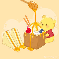 Pooh's Honey Toast