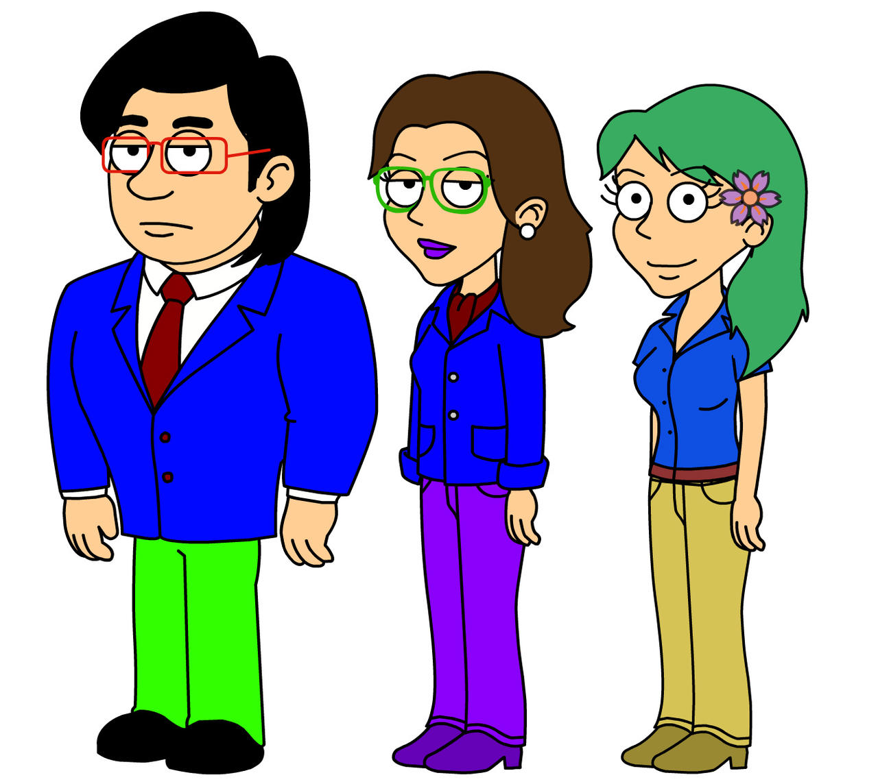 DM, DB and Dark Vivian's Family by carlosmenera2020 on DeviantArt